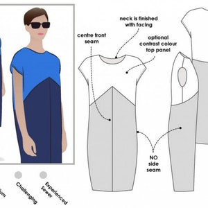 Style Arc Sewing Pattern Mila Dress Women