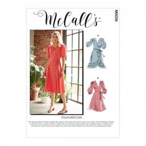 McCalls Sewing Pattern 8036 Women Dresses Difficulty Easy