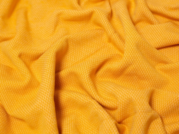 Striped Jacquard Cotton Jersey - European Import - Oeko-Tex® - Light Yellow Striped Jacquard Cotton Jersey - European Import - Oeko-Tex® - Light Yellow