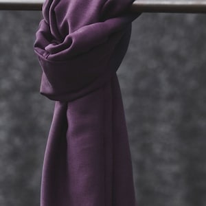 Smooth Drape Tencel Lyocell Twill Fabric - Purple Night Plain Pattern - OEKO-TEX - Width 155cm / 62&quot; - per metre