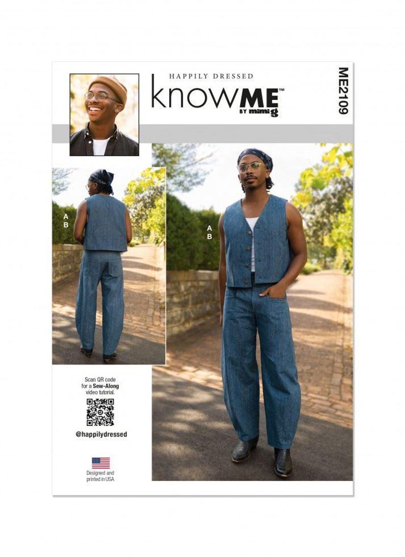 Know Me 2109 Paper Sewing Pattern – Men's Waistcoat & Trousers ...
