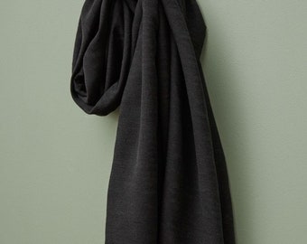 Hoya Jacquard Tencel Lyocell Linen Blend Fabric - Black Plain Pattern - OEKO-TEX - Width 154cm / 61" - per metre