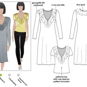 Style Arc Schnittmuster Lucy Frauen Kleid