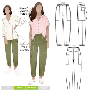 Style Arc Schnittmuster Victor Jean Frauen