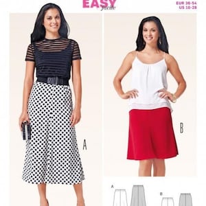 Burda Sewing Pattern 6818 Women 10-12-14-16-18-20-22-24-28 Skirts