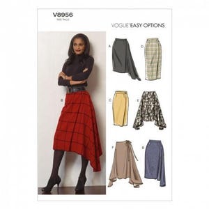 Vogue Sewing Pattern 8956 Women Skirts Difficulty Easy