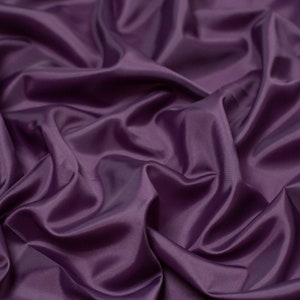 Minerva Core Range Anti Static Supersoft Lining Fabric - 21 Purple Plain Pattern - Width 160cm / 64&quot; - per metre
