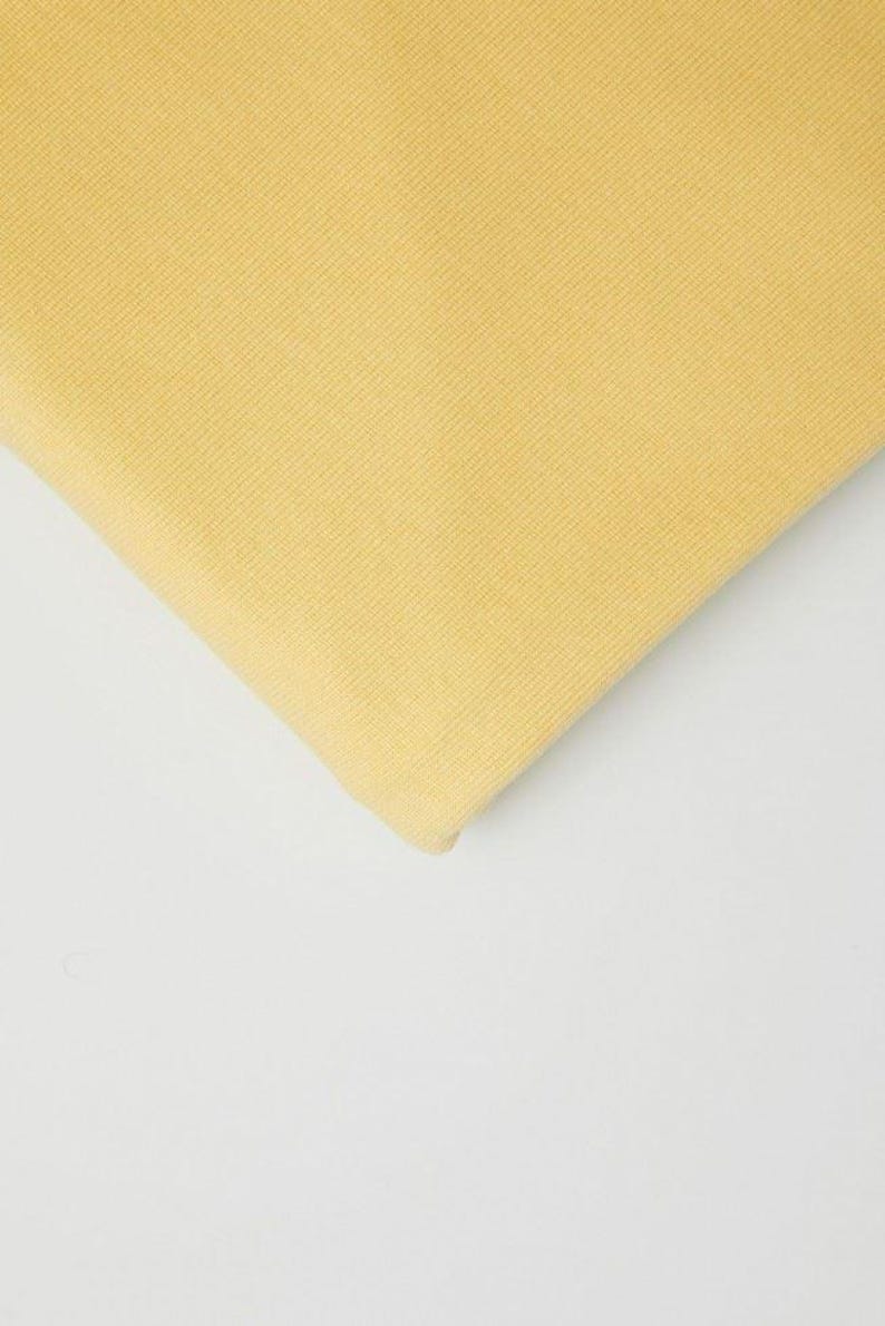 Meet MILK Mellow Tencel Lyocell Cotton Fine Jersey Stretch Knit Fabric, Plain Solid Dressmaking Fabric, 165cm / 65" Wide - per metre image 1