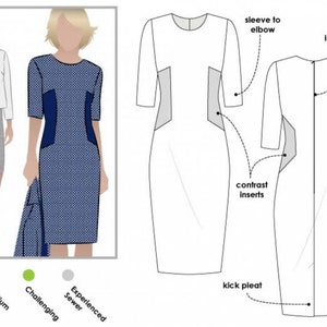 Style Arc Sewing Pattern Renae Dress Women