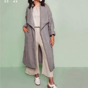 Friday Pattern Company Sewing Pattern Cambria Duster Women XS-XXL Jackets