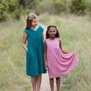Made By Rae Sewing Pattern Geranium Dress Kids Dresses Difficulty Intermediate