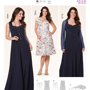 Burda Sewing Pattern 6947 Women 18-34 Jackets, Dresses