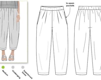 Style Arc Sewing Pattern Ethel Pants