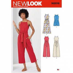 New Look Symönster 6616 Dam A (8-10-12-14-16-18-20) Klänningar, Jumpsuits