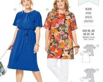 Burda Style Patron De Couture 6305 Haut Et Robe Pour Femme