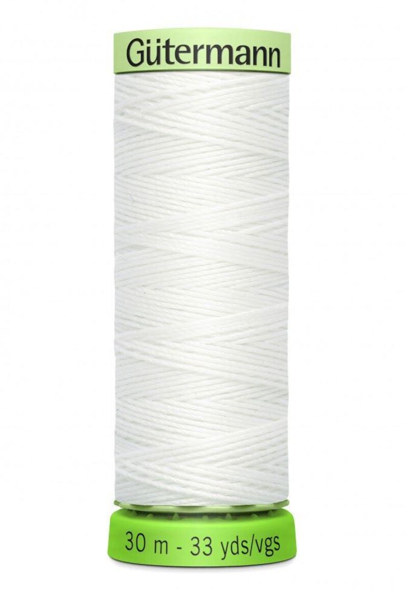 Gutermann Recycled rPET Eco Top Stitch Thread 30m Polyester Thread Suitable For Dressmaking image 17