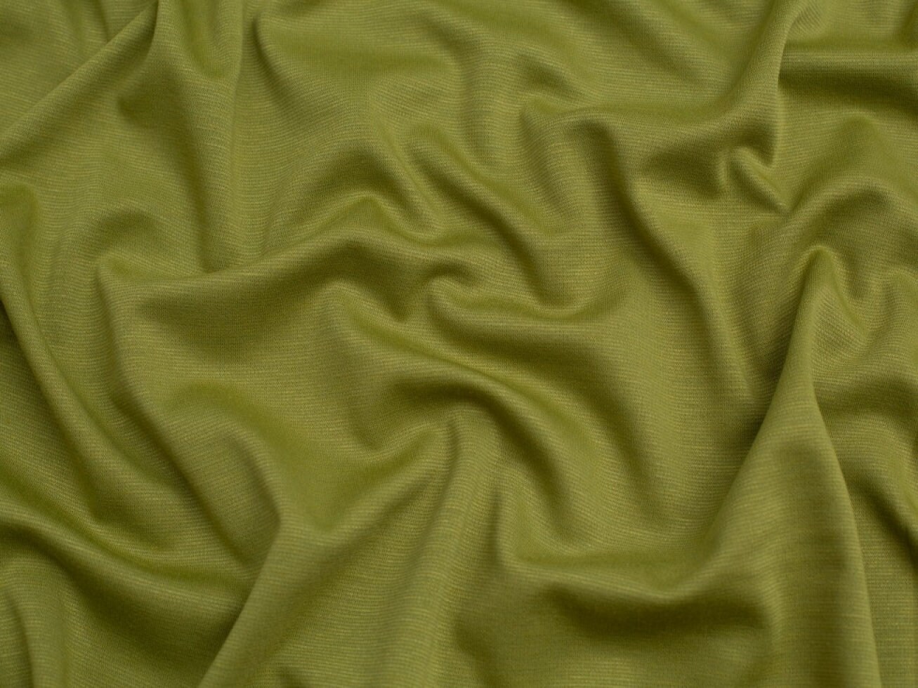 Minerva Core Range Brushed Ponte Roma Double Stretch Knit Fabric Lime Green  Plain Pattern OEKO-TEX Width 147cm / 58 per Metre 