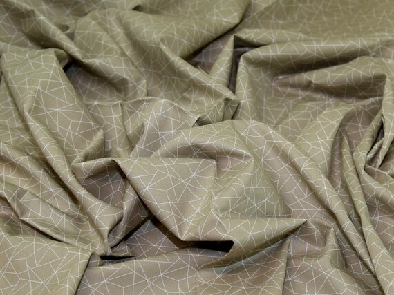 Minerva Crafts Baumwoll-Popeline Stoff – Salbeigrün, Meterware, 112 Cm Breit, 121 G/m²