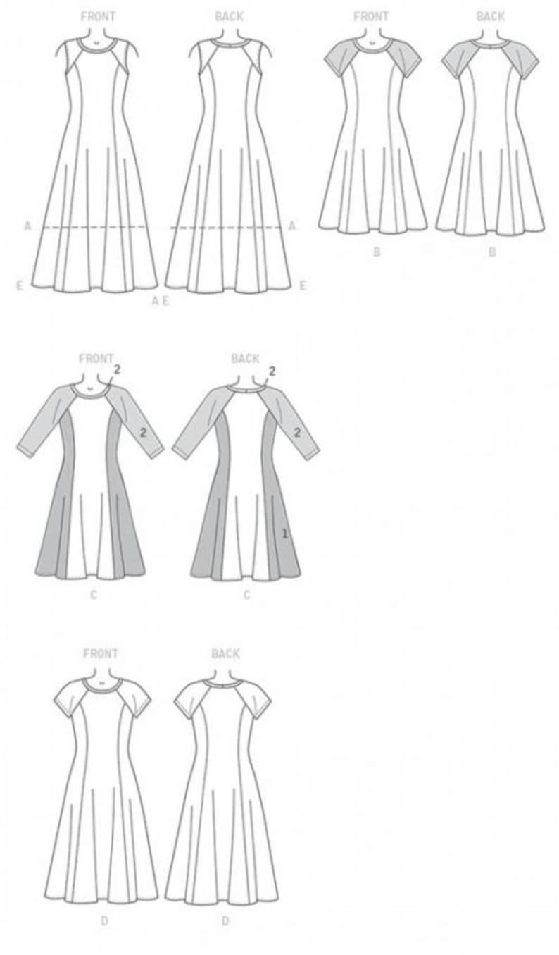 Mccalls Sewing Pattern 7349 Women Dresses Difficulty Easy - Etsy