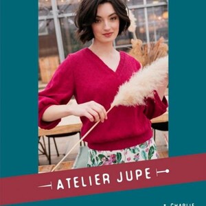 Atelier Jupe Sewing Pattern Charlie Sweater Women UK Sizes 6-24 Tops, Sweaters