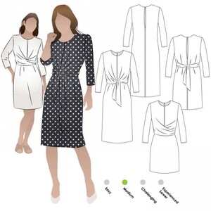 Style Arc Sewing Pattern Hattie Dress  Women