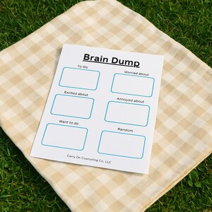 Brain Dump with Categories