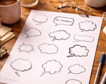 My Thoughts Worksheet