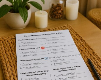 Stress Management Reflection and Plan
