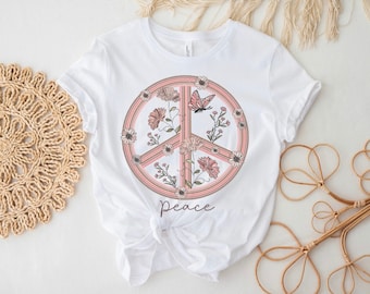 Peace T-shirt - Freedom - T-Shirt - Fashion - Freedom - pink - Woman - Girl - Women
