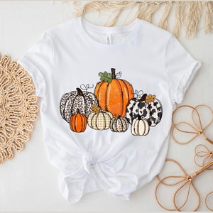 Maglietta autunnale con zucca