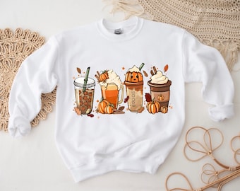 Comfortable & Stylish - Autumn Sweater - Autumn - Pumpkin - Pumpkin - Hot Chocolate - Tea - Halloween - Tea - Coffee
