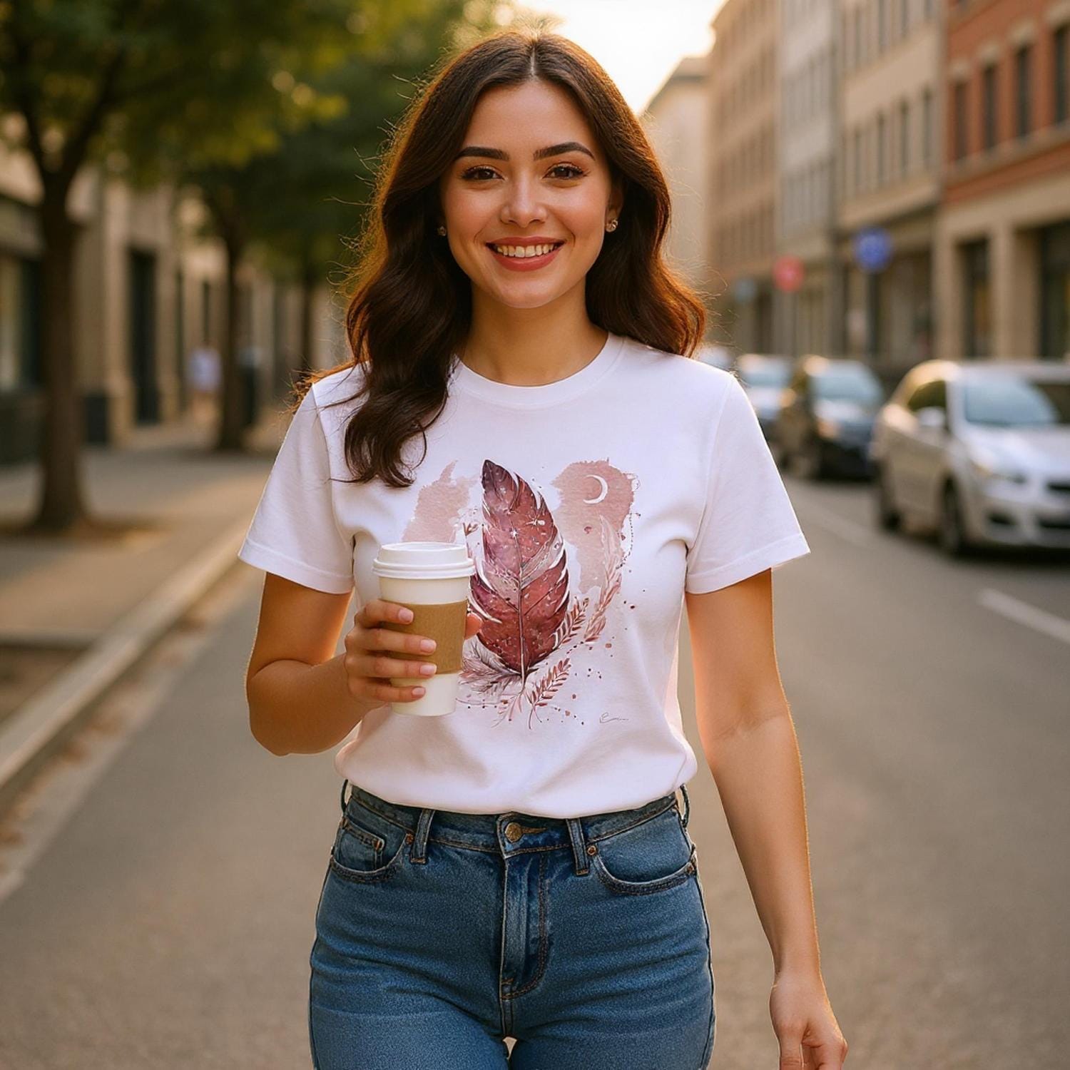 Boho Feather T-Shirt