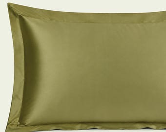 Taie d'oreiller en soie de mûrier 22 momme - Bleu marine, hypoallergénique
