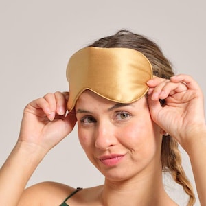 Premium 100% Mulberry Silk Eye Mask / Sleep Mask / Travel Eye Mask / Airplane Eye Mask / Perfect Gift / Print Silk