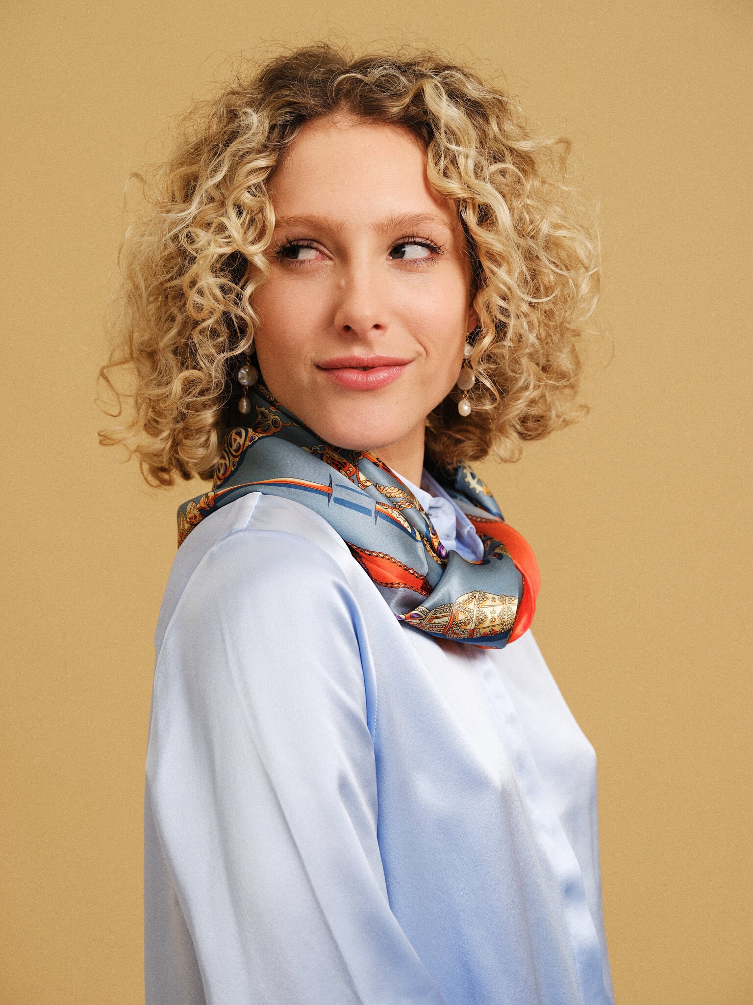 100 Mulberry Silk Scarf 64cm With Gift Box Etsy