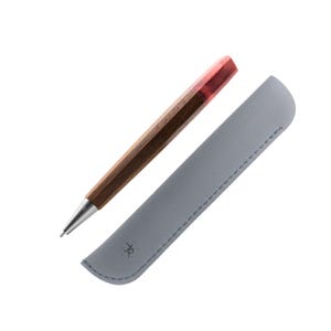 Penna in legno fatta a mano, "Rosso"