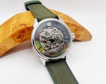 Exclusive handmade watch DK Fanta ,,Luxury Color"