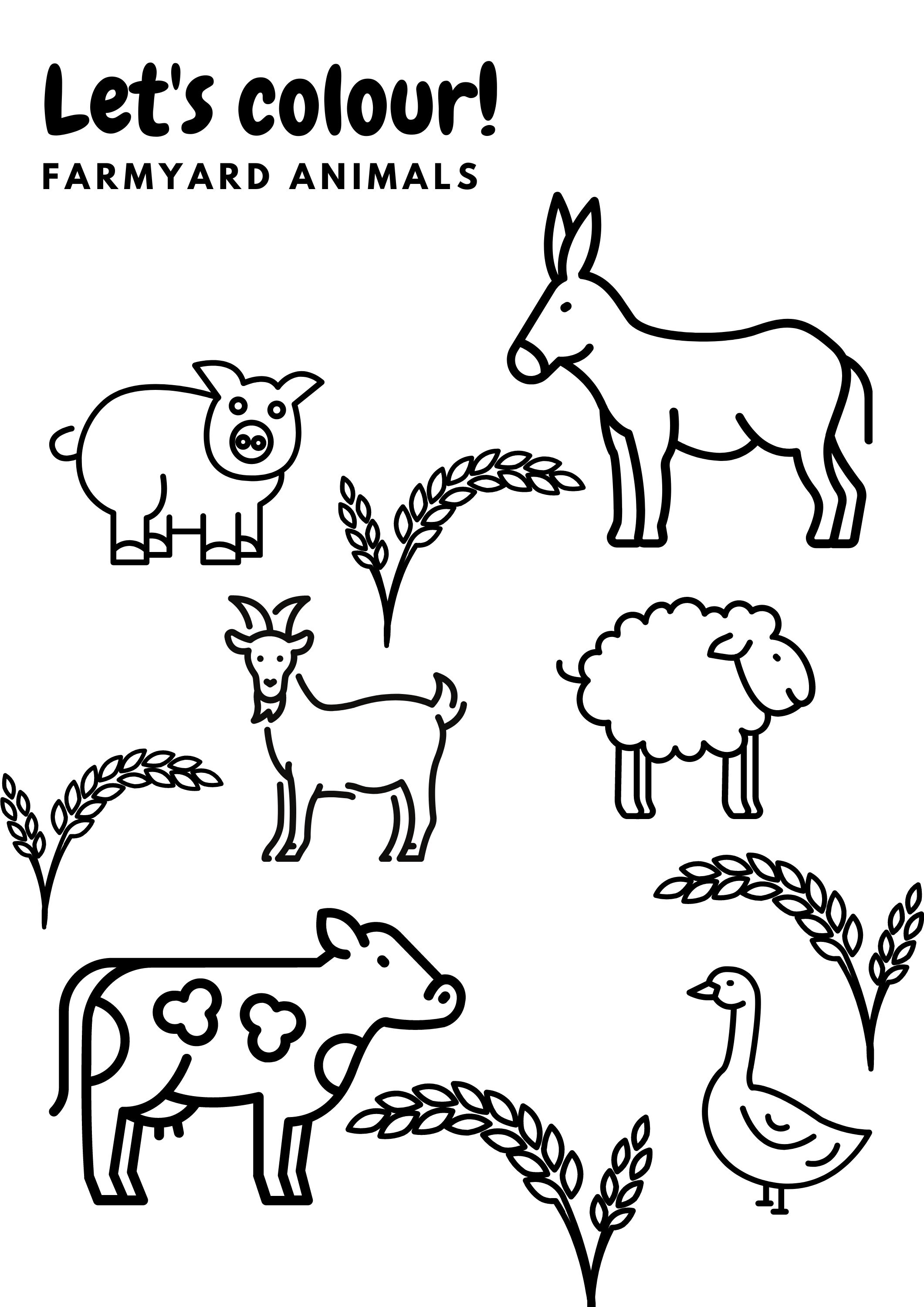 Printable Children's Colouring Bundle - Etsy