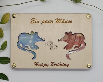 Cash gift | Gift card | Giving money as a gift | With mice | Wooden gift | "A few mice" | Giving money as a gift | Gift idea