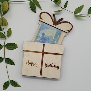 Geldgeschenk aus Holz Geschenk | Geschenkidee | Geschenkverpackung | Geld verschenken