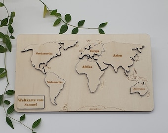 Personalisiertes Puzzle aus Holz