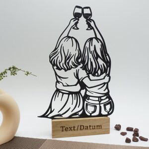Modernes Best Friends Deko Geschenk aus 3D Druck
