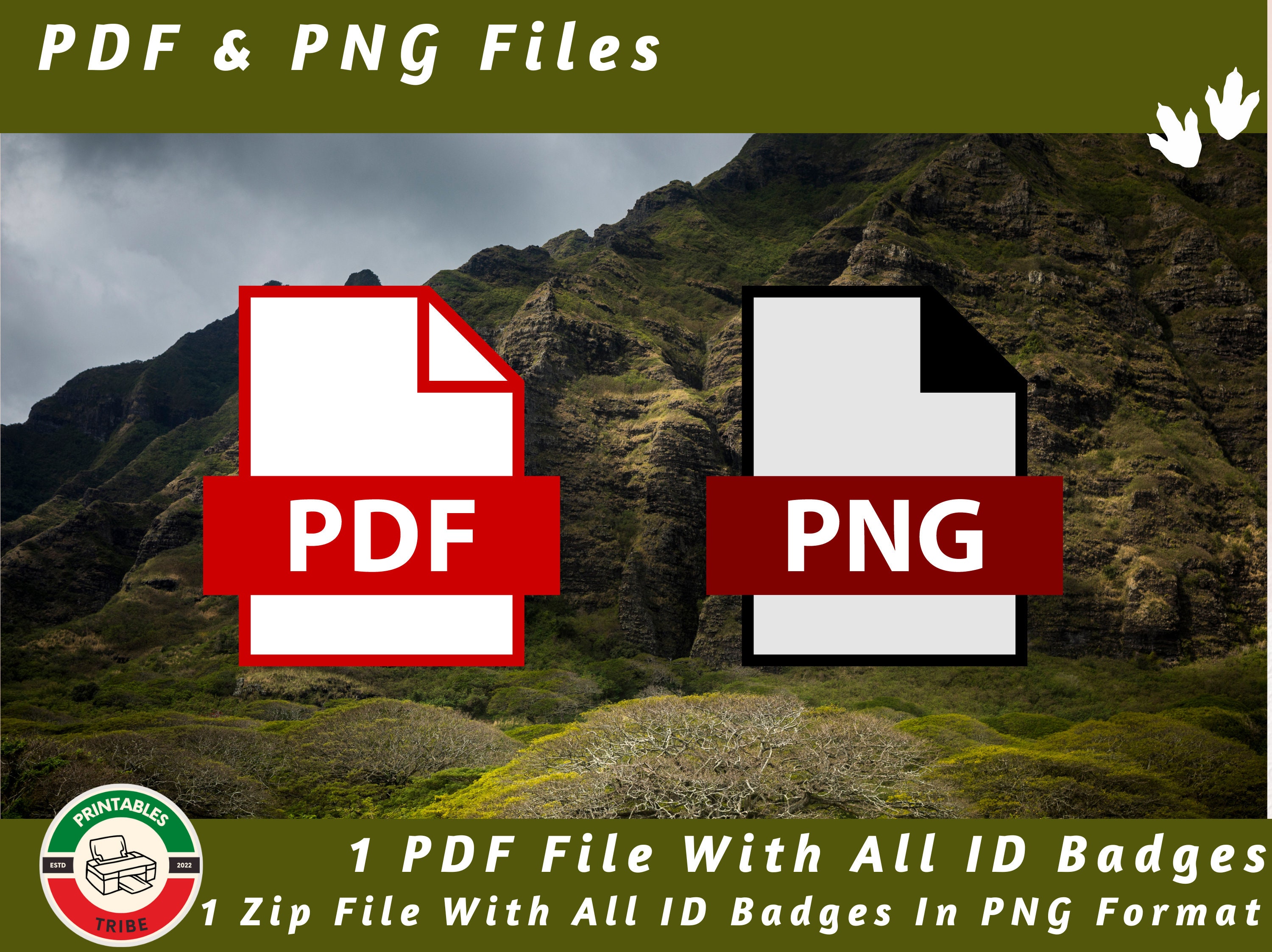 PRINTABLE Jurassic Park Ingen ID Badges ID Card Badges for Cosplay Park Division Halloween ...