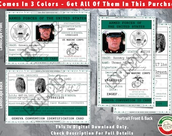Coast Guard Island Id Card