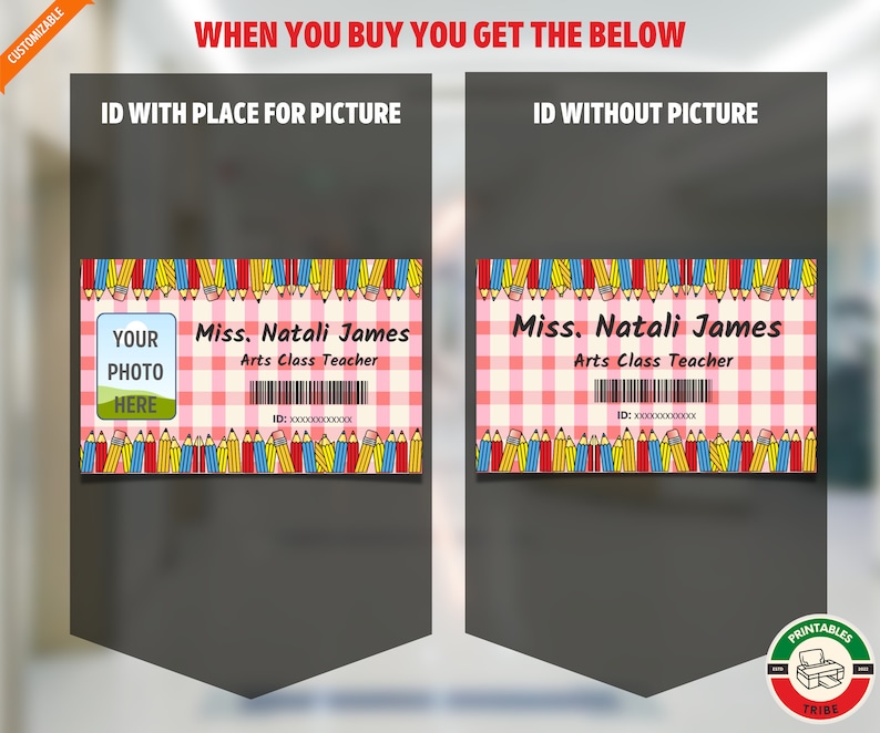 Pretend Teacher Badge Printable