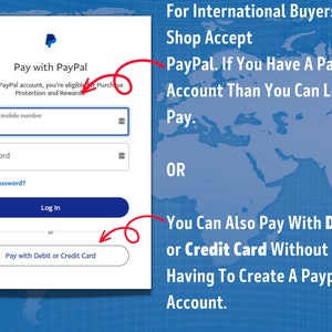 Payment Options: Paypal, Debit, and Credit cards