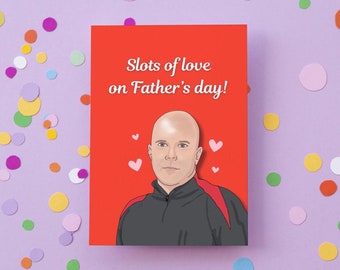 Arne Slot Father's Day Card: Funny Liverpool FC Pun