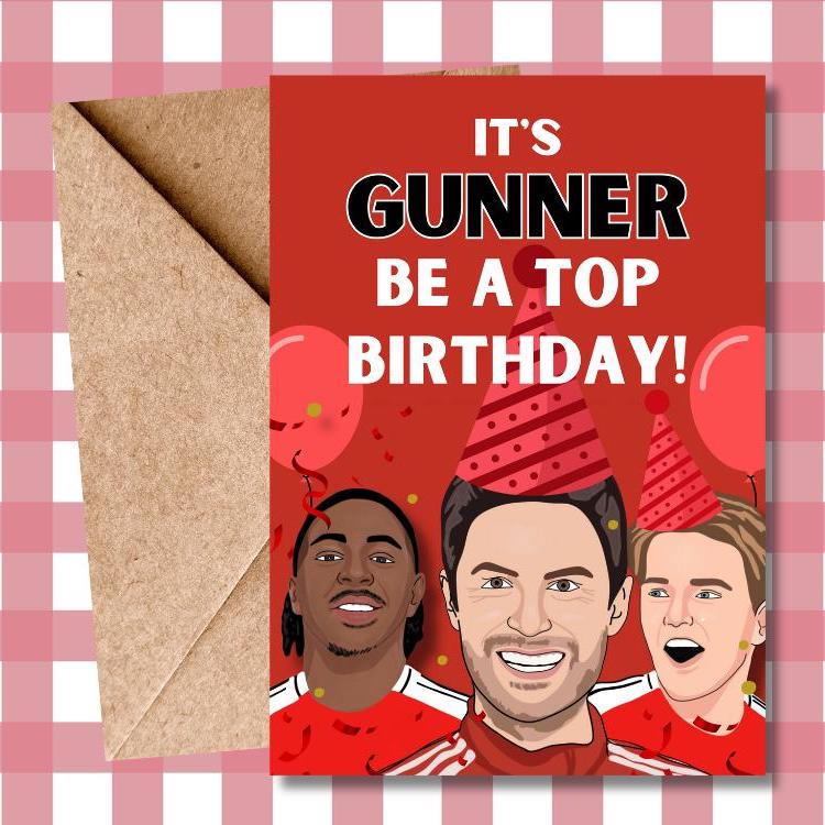 Arsenal - Football Greetings Card - Gunner Supporter - Father's - View #6