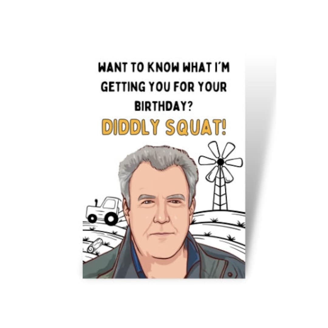 Jeremy Clarkson Birthday Card, for Him, for Her - Etsy