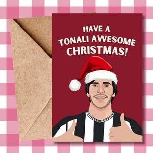 The Cards Man Newcastle Football Christmas Cards - Personalised Xmas Greeting Card For Your Son/grandson/nephew/daughter Etc ANY NAME - View #4